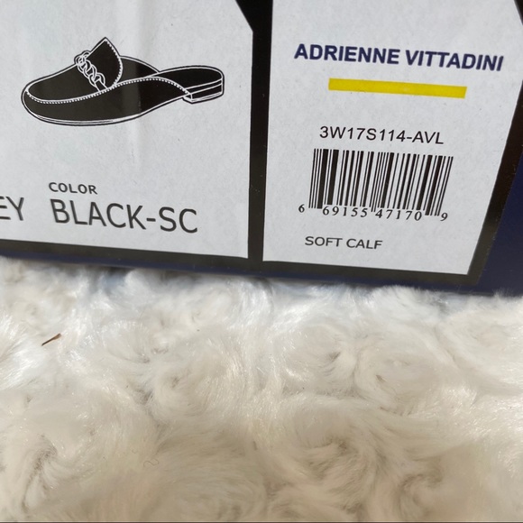 Adrienne Vittadini Davey Black Mule Slipon - Picture 4 of 5